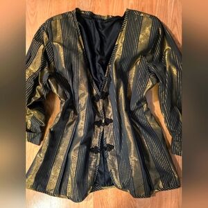 Metallic Gold vintage blazer